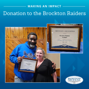 Donation To Brockton Raiders